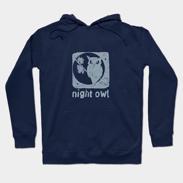 Night Owl Grey Hoodie by stickisticki